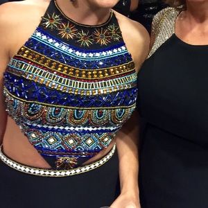 Sherri hill size 6 perfect gown side cutouts